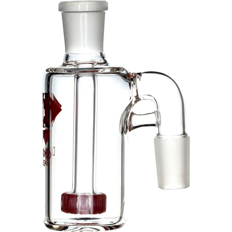 Ash Catcher w/ 18mm Joint, 90˚ Angle, Showerhead Perc. by Diamond Glass - Bat Kountry