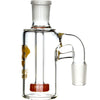 Ash Catcher w/ 18mm Joint, 90˚ Angle, Showerhead Perc. by Diamond Glass - Bat Kountry