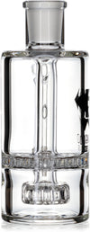 Ash Catcher w/ 18mm Joint, 90˚ Angle, Honeycomb to Showerhead, by Diamond Glass - Bat Kountry