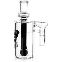 Ash Catcher w/ 14mm Joint, 90˚ Angle Hammerhead Perc, by Diamond Glass - Bat Kountry
