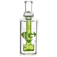 Ash Catcher w/ 14mm Joint, 90˚ Angle Hammerhead Perc, by Diamond Glass - Bat Kountry
