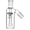 Ash Catcher w/ 18mm Joint, 45˚ Angle, Showerhead Perc, by Diamond Glass