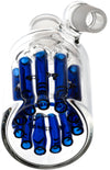 11 Arm Tree Perc Ash Catcher w/ 18mm Joint, 45˚ Angle by Diamond Glass