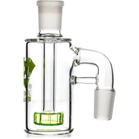 Ash Catcher w/ 18mm Joint, 90˚ Angle, Showerhead Perc. by Diamond Glass - BKRY Inc.