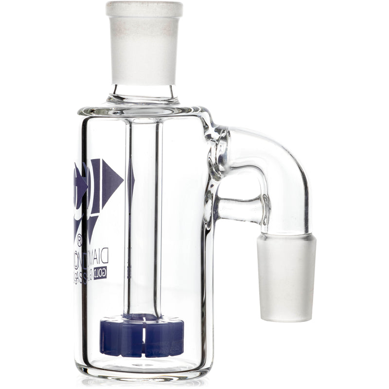 Ash Catcher w/ 18mm Joint, 90˚ Angle, Showerhead Perc. by Diamond Glass - BKRY Inc.