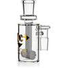 Ash Catcher w/ 18mm Joint, 90˚ Angle, Hammerhead Perc, by Diamond Glass - Bat Kountry
