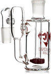 Ash Catcher w/ 18mm Joint, 90˚ Angle, Showerhead+ Recycler Perc, by Diamond Glass - BKRY Inc.