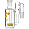 Ash Catcher w/ 18mm Joint, 90˚ Angle, Showerhead+ Recycler Perc, by Diamond Glass - BKRY Inc.