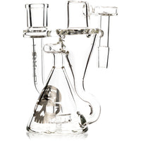 Recycler Ash Catcher w/ 14mm Joint, 90˚ Angle, by Toxic Glass