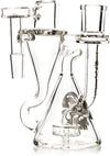 Recycler Ash Catcher w/ 14mm Joint, 90˚ Angle, by Toxic Glass