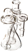 Recycler Ash Catcher w/ 14mm Joint, 90˚ Angle, by Toxic Glass