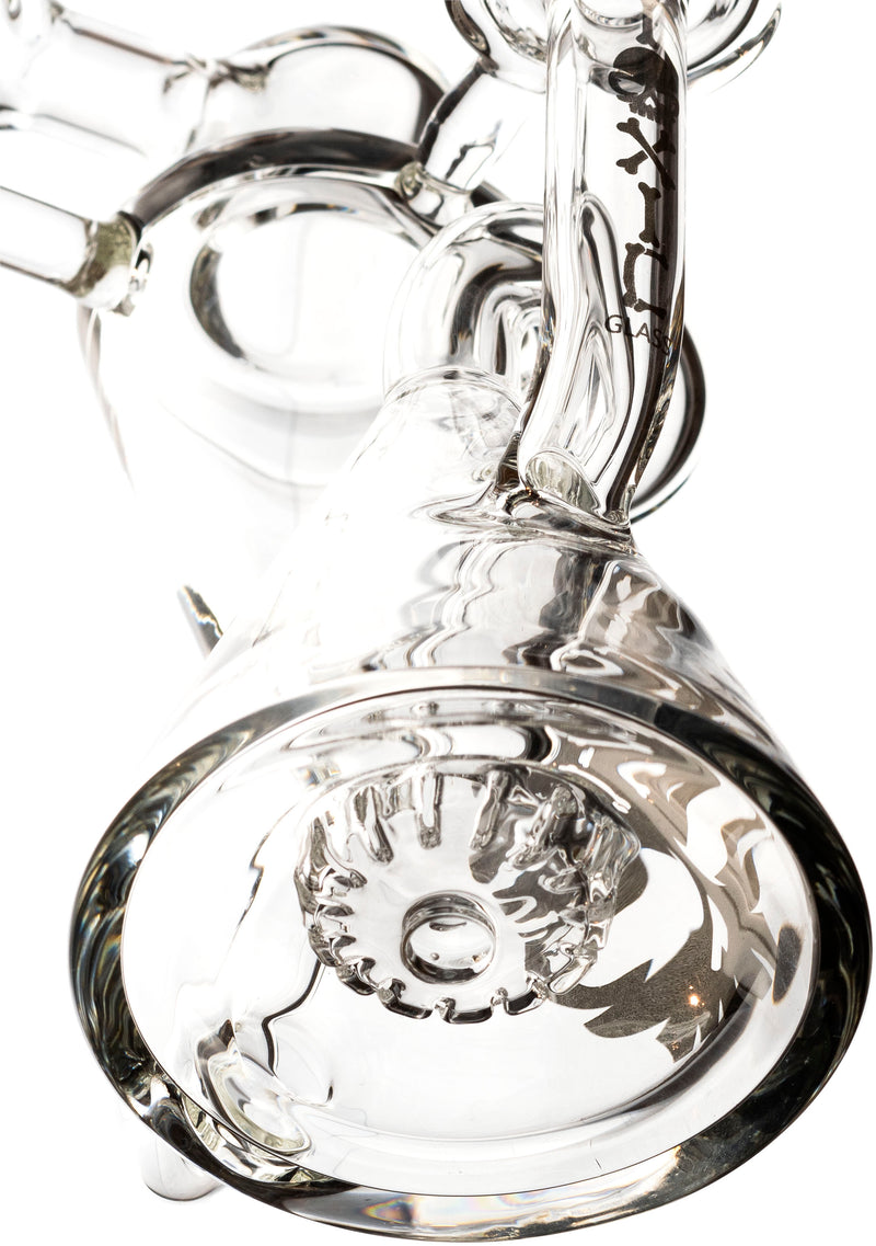 Recycler Ash Catcher w/ 14mm Joint, 90˚ Angle, by Toxic Glass