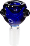 14mm Stained Glass Bubble Male Bowl - Bat Kountry