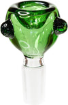 14mm Stained Glass Bubble Male Bowl - Bat Kountry