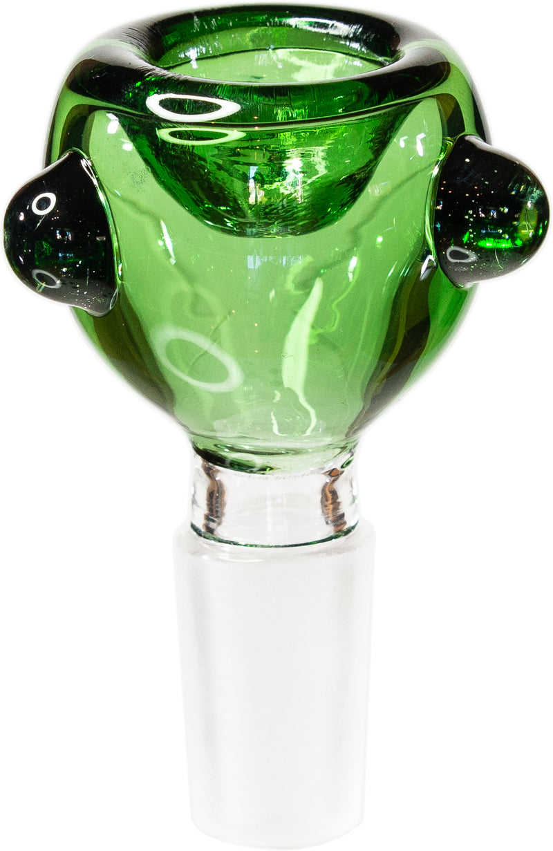 14mm Stained Glass Bubble Male Bowl - Bat Kountry