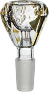 14mm Skinny Diamond Bowl, by Diamond Glass - Bat Kountry