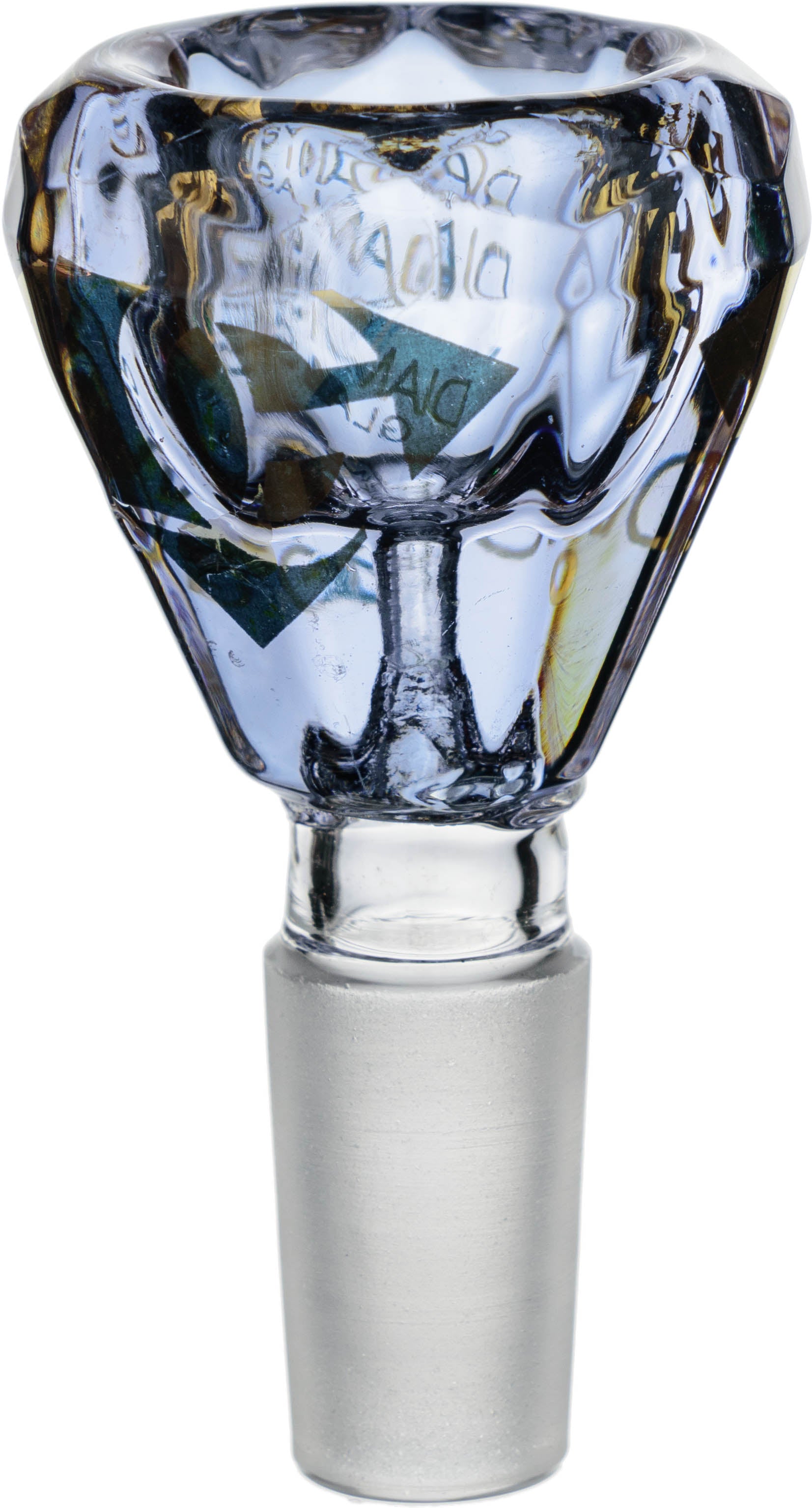 14mm Skinny Diamond Bowl, by Diamond Glass - Bat Kountry