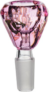14mm Skinny Diamond Bowl, by Diamond Glass - Bat Kountry