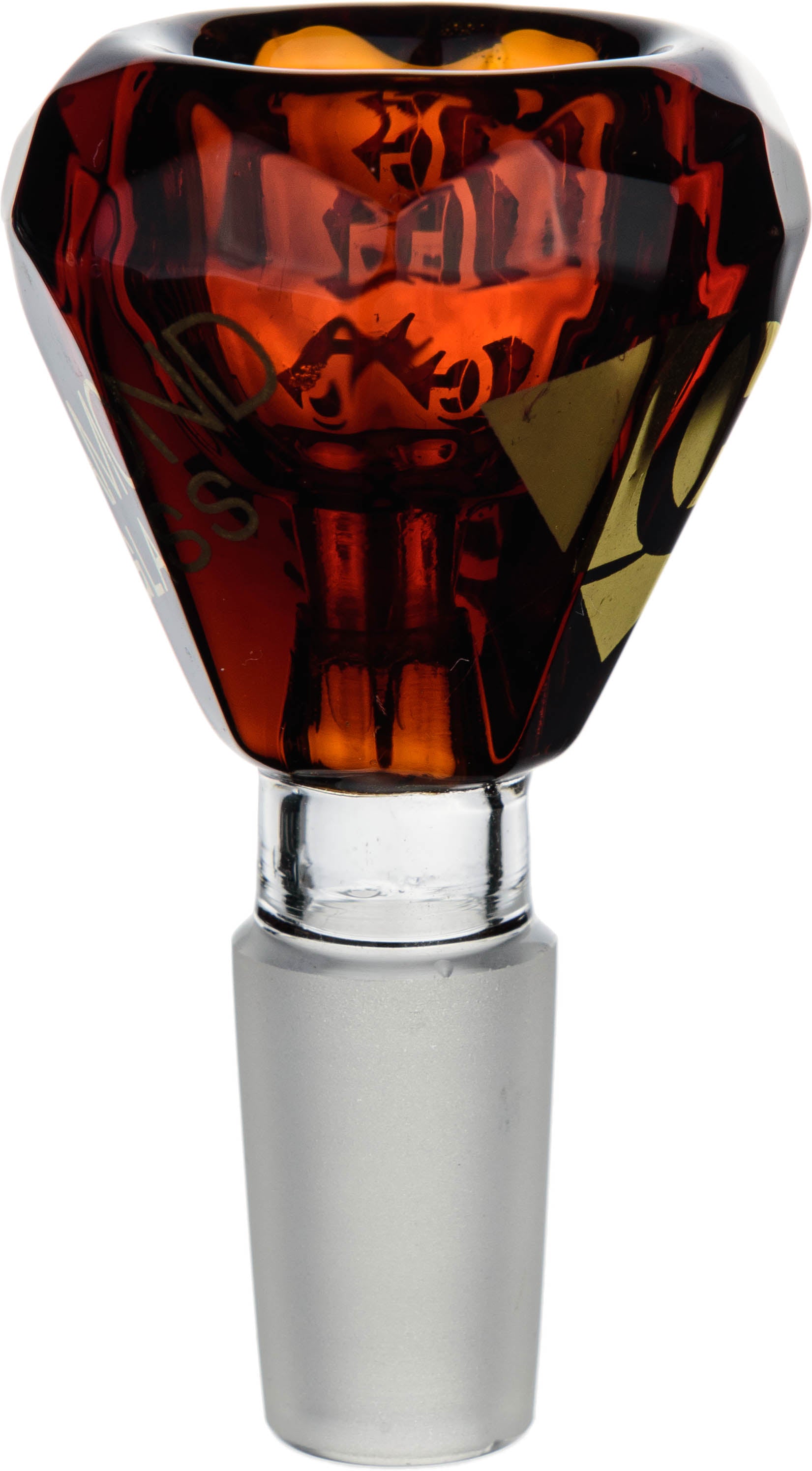 14mm Skinny Diamond Bowl, by Diamond Glass - Bat Kountry