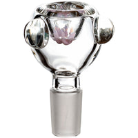 14mm Male Color Screen Round Bowl, by Diamond Glass