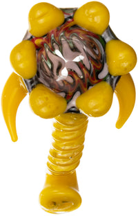 14mm Elephant Horn Bowl, by MK100 Glass