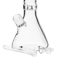 15" Heavy 7mm Beaker Bong w/ Sandblasted Logo, by Diamond Glass - Bat Kountry