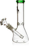8" Mini Beaker Bong w/ Ice Pinch, by Diamond Glass - Bat Kountry