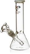 8" Mini Beaker Bong w/ Ice Pinch, by Diamond Glass - Bat Kountry