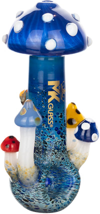 Heady Mushroom Premium Hand Pipe, by MK100 Glass