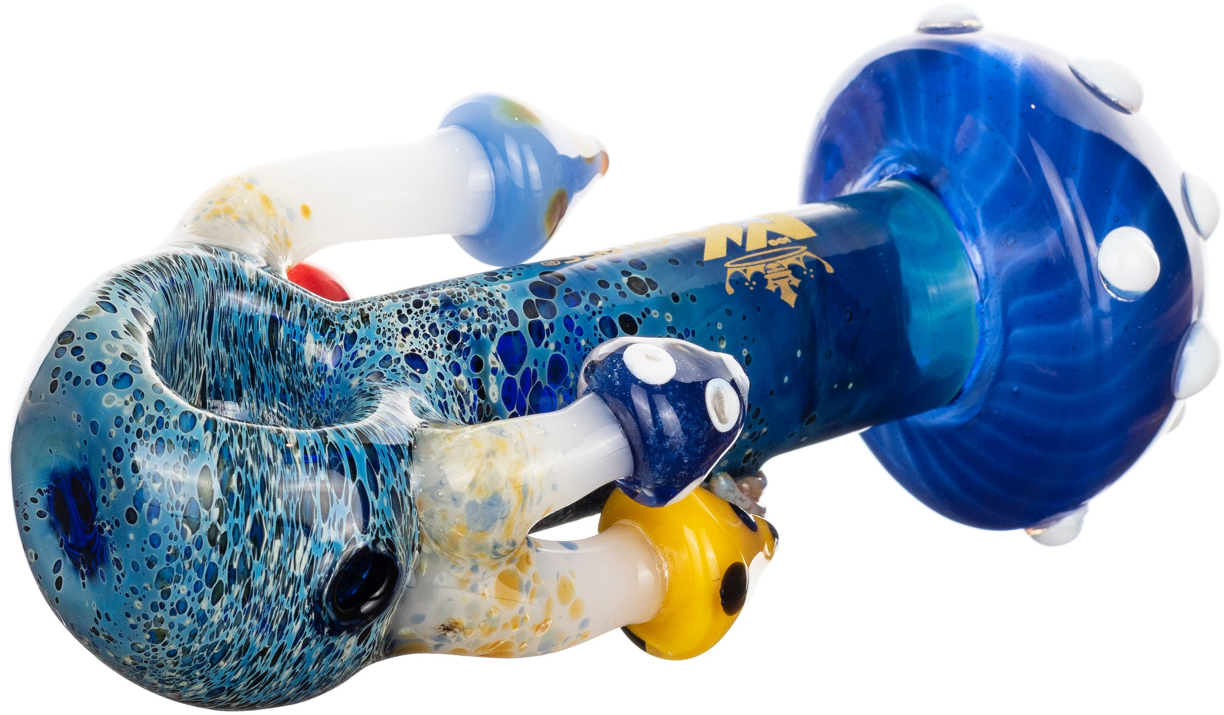 Heady Mushroom Premium Hand Pipe, by MK100 Glass