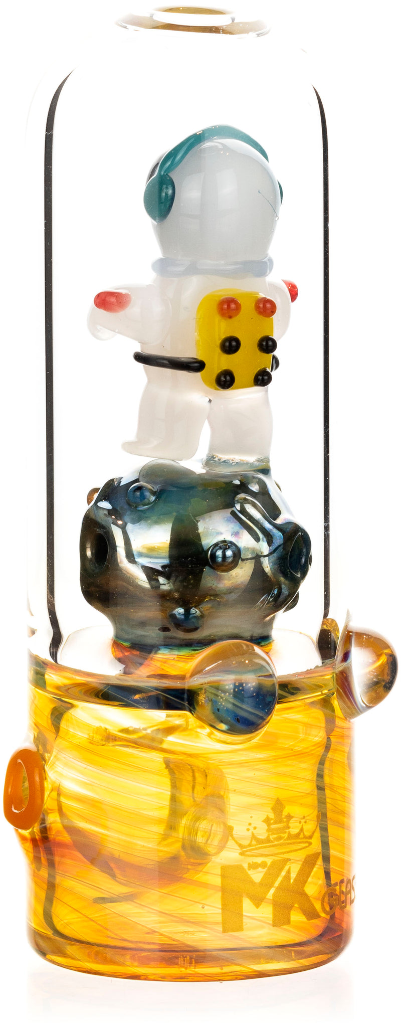 Astronaut Premium Hand Pipe, by MK100 Glass