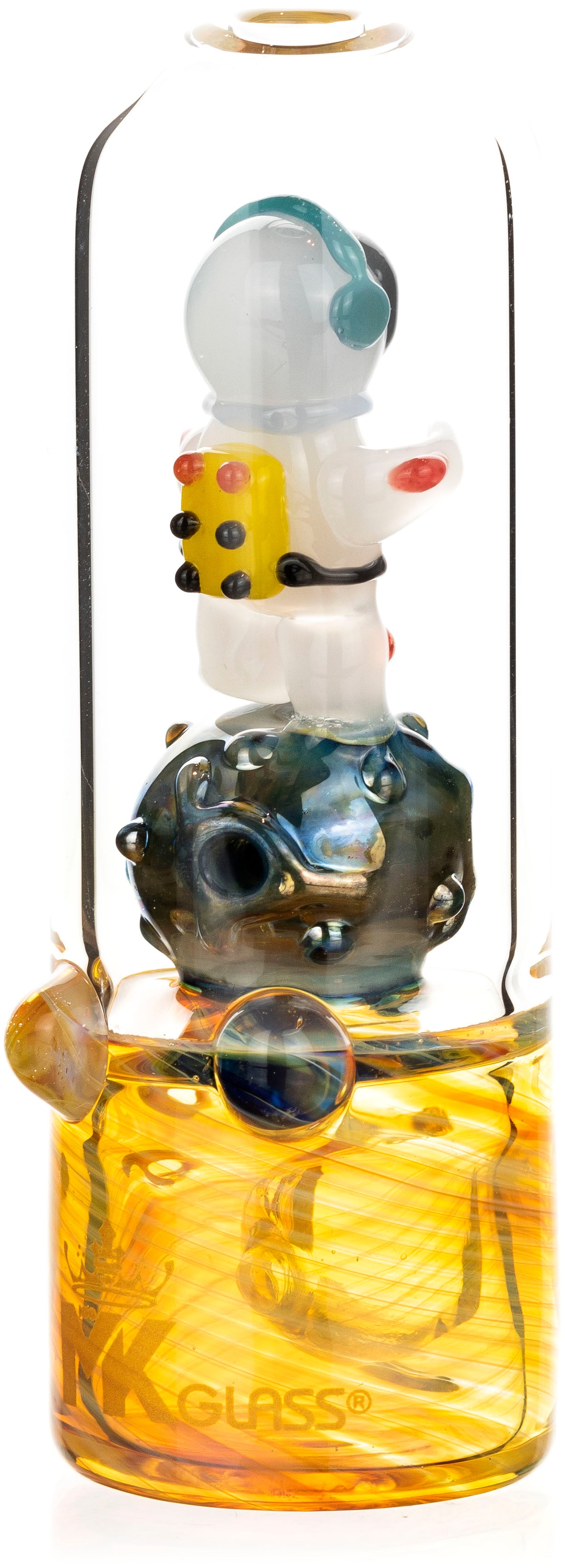 Astronaut Premium Hand Pipe, by MK100 Glass