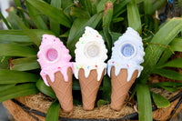 Ice Cream SiliCone Spoon Hand Pipe - Bat Kountry