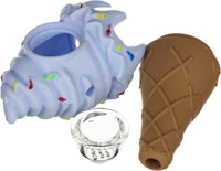 Ice Cream SiliCone Spoon Hand Pipe - Bat Kountry