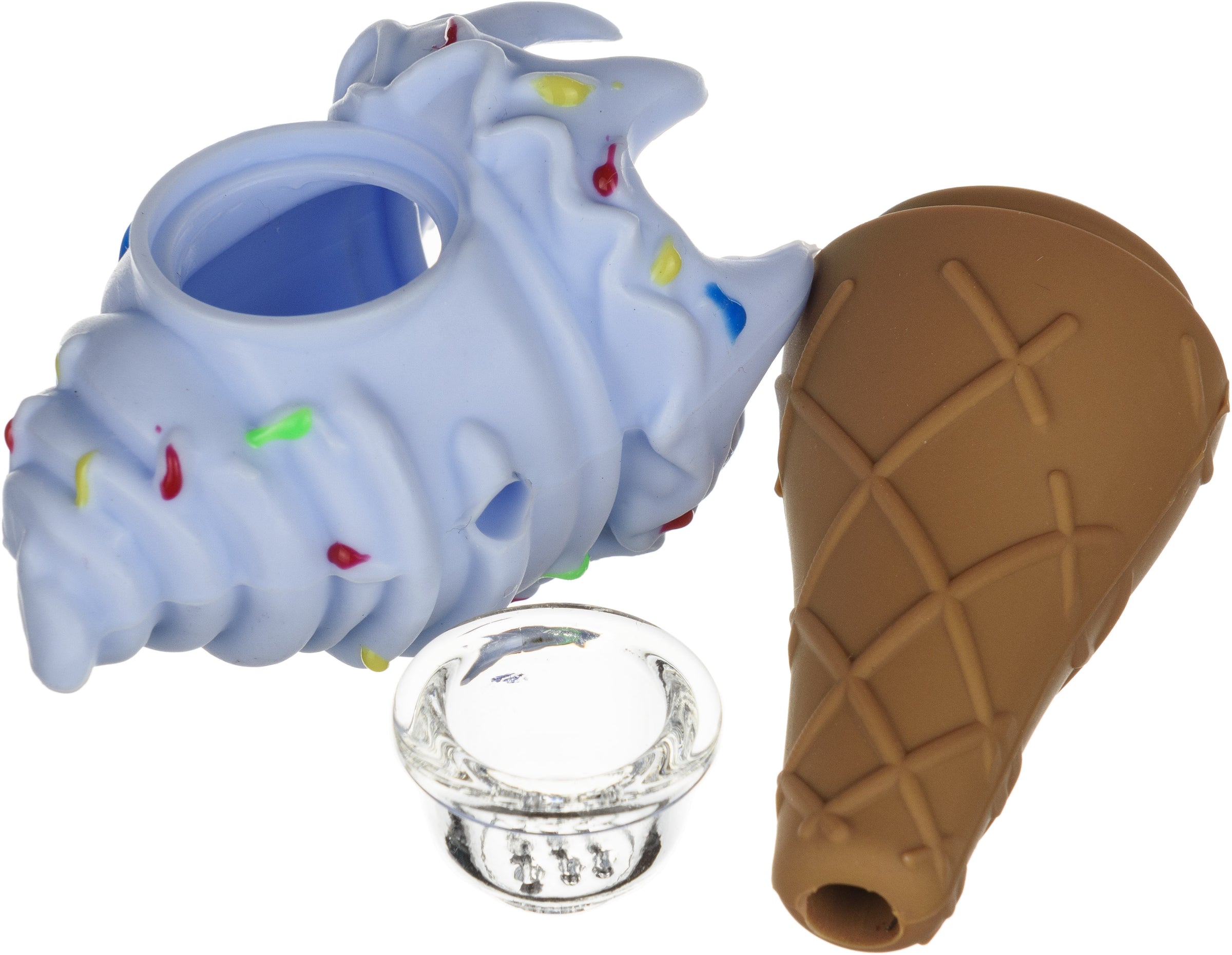 Ice Cream SiliCone Spoon Hand Pipe - Bat Kountry