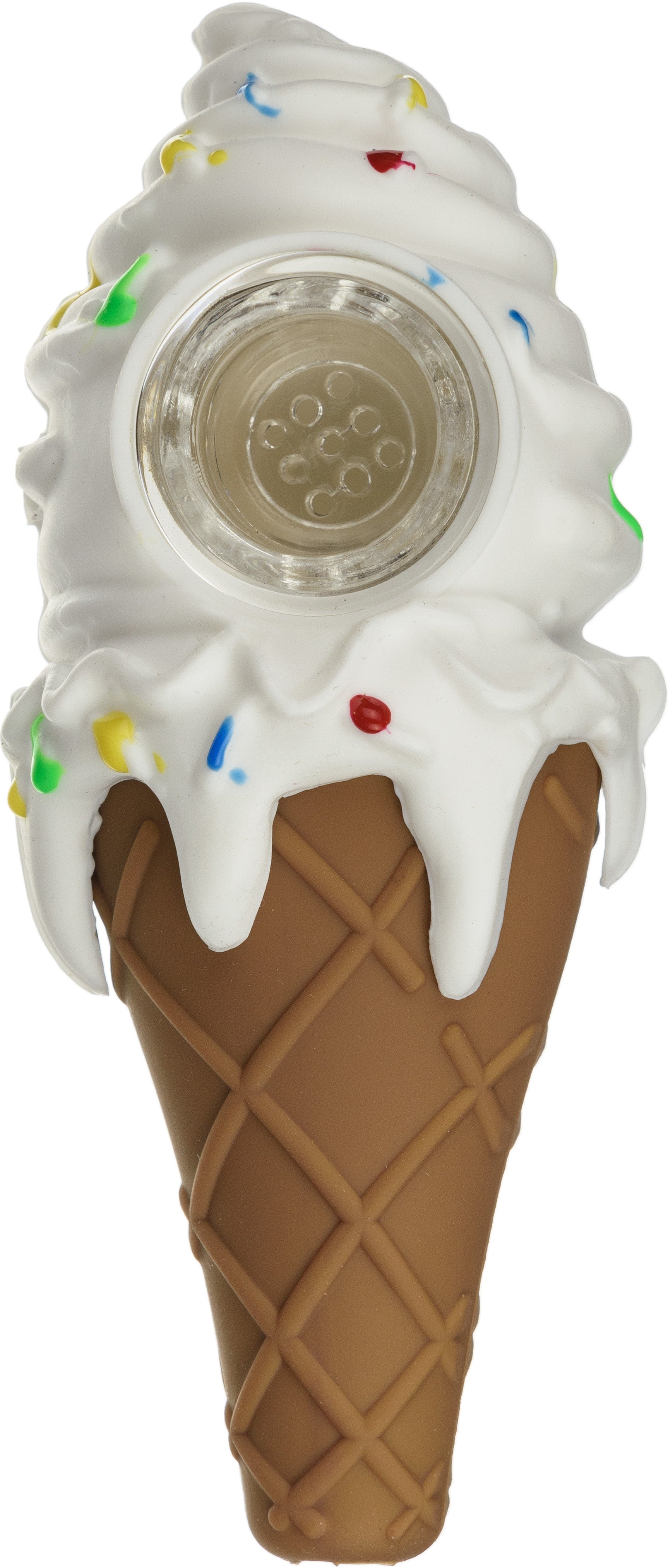 Ice Cream SiliCone Spoon Hand Pipe - Bat Kountry