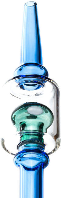 Magic Mushroom Dab Honey Straw, by MK100 Glass