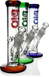 8" Straight Tube Bong w/ Ice Pinch, by Biohazard - Bat Kountry