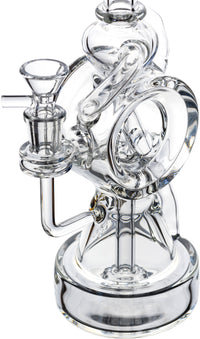 11" Ultimate Recycler Rig, by Diamond Glass (free banger included) - Bat Kountry