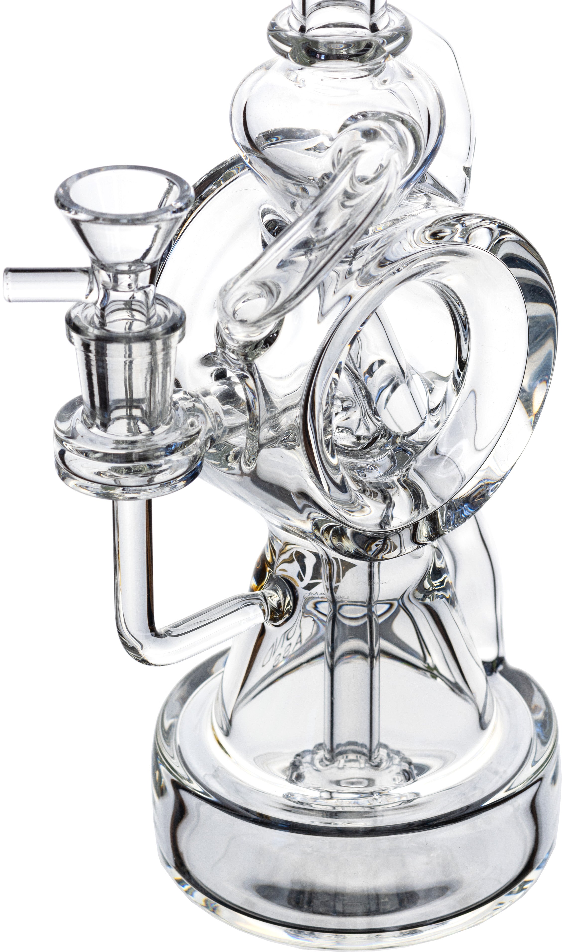 11" Ultimate Recycler Rig, by Diamond Glass (free banger included) - Bat Kountry