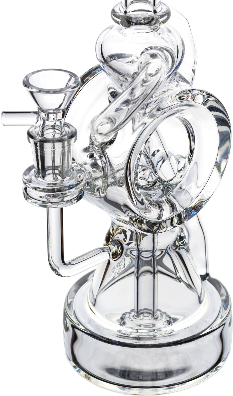 11" Ultimate Recycler Rig, by Diamond Glass (free banger included) - Bat Kountry