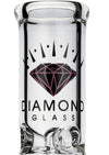 8" Showerhead Beaker Bong w/ ice pinch, by Diamond Glass - Bat Kountry