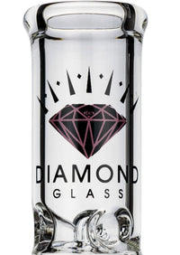 8" Showerhead Beaker Bong w/ ice pinch, by Diamond Glass - Bat Kountry