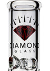 8" Showerhead Beaker Bong w/ ice pinch, by Diamond Glass - Bat Kountry