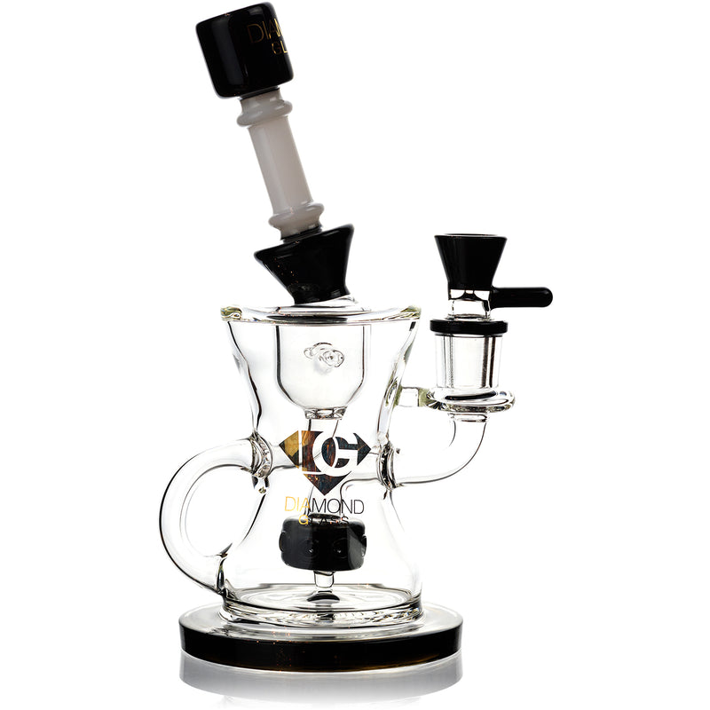 8" In-cycler to Showerhead Rig, By Diamond Glass - Bat Kountry