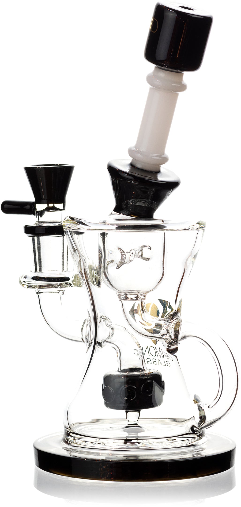 8" In-cycler to Showerhead Rig, By Diamond Glass - Bat Kountry