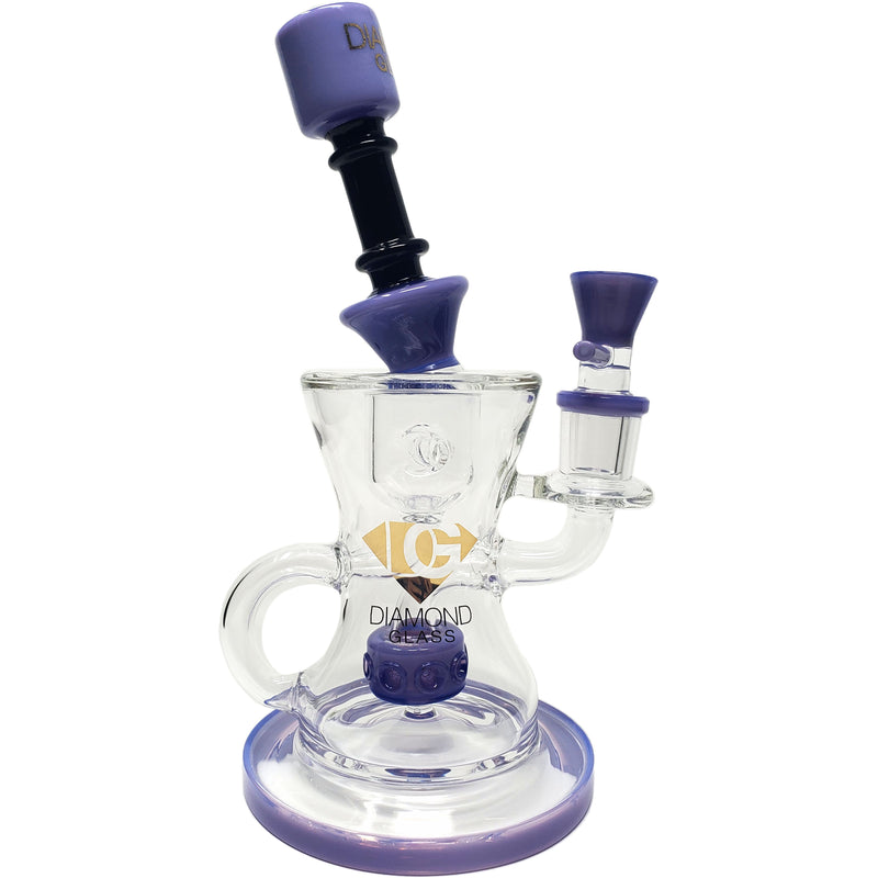 8" In-cycler to Showerhead Rig, By Diamond Glass - Bat Kountry
