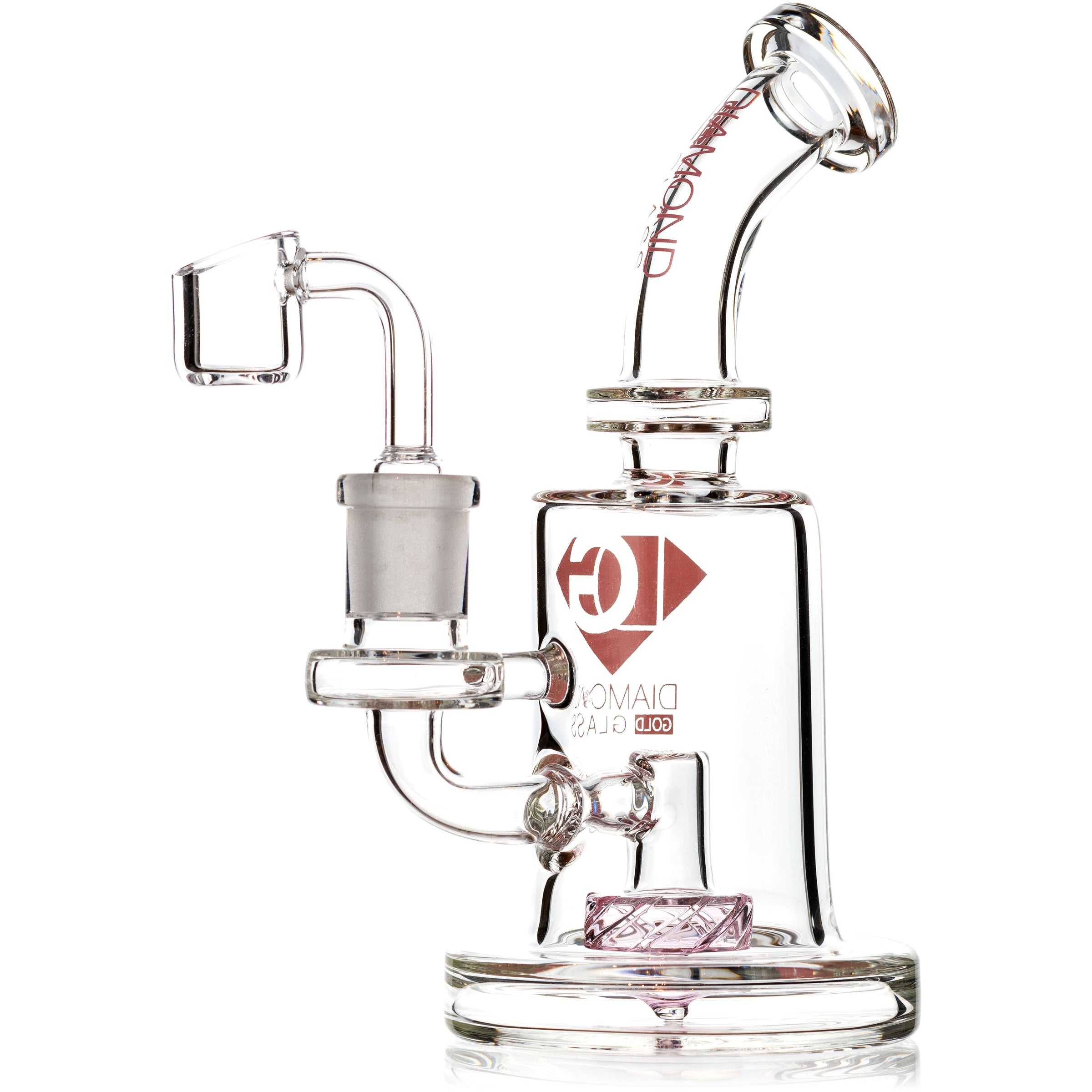 Mini Dab Rig, by Diamond Glass (free banger included) - Bat Kountry