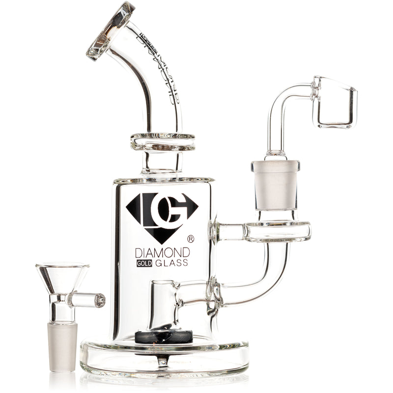 Mini Dab Rig, by Diamond Glass (free banger included) - Bat Kountry