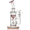 8" Incycler Cross Rig, by Diamond Glass (free banger included)